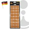 EUROTOOLS Möbelgleiter 344-NBFR, Kork, 28x28 mm, 24 Stück Produktbild-Vorschau 2