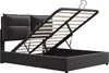 MODFU Letto imbottito 140x200cm Letto funzionale idraulico Anteprima dell’immagine prodotto 13