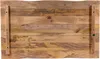 Holzplatte 120x60 cm Curt, Tischplatte aus Mangoholz massiv Produktbild-Vorschau 3