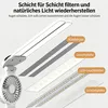 Multifunktionale LED Schreibtischlampe,mit Ventilator & Produktbild-Vorschau 6