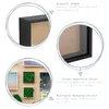 Collage of product detail shots and lifestyle images of frames on a wall. Produktbild-Vorschau