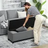 HOMCOM Banc de rangement 112L banquette bout de lit coffre Voir les images du produit 9