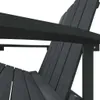 vidaXL Adirondack-Gartenstuhl HDPE Anthrazit Produktbild-Vorschau 6