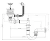 StrongSinks sifon 460373 40 mm Podgląd zdjęcia produktu 1