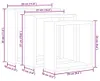 VidaXL 326719, MDF-Platten, Holz, 3 Stück(e) Produktbild-Vorschau 8