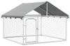 vidaXL Buda zewnętrzna dla psa z dachem 200x200x150 cm Podgląd zdjęcia produktu 8