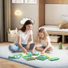 COSTWAY Dinosaurier Aktivitätswand für Kleinkinder, 11-in-1 Produktbild-Vorschau 2