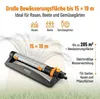 NEO TOOLS Viereckregner Oszillierend: Rasensprenger 15x19m Produktbild-Vorschau 3