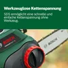 Bosch 06008B8000 Bosch UniversalChain 18 Akku-Kettensäge Vista previa de la imagen del producto 22