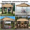 3.składana altana 3x3,3 m, parasol z moskitierą, ochrona UV Podgląd zdjęcia produktu 7