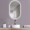 HOKO Badspiegel 60x100cm Antibeschlag Wandspiegel Oval mit Produktbild-Vorschau 1