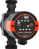 A close-up studio shot of a black and orange water pump with a digital display. Podgląd zdjęcia produktu