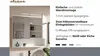 Szafka Łazienkowa Wisząca Dwudrzwiowa z Lustrem LED Biała Podgląd zdjęcia produktu 4