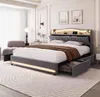 INONEFT Stauraumbett 140x200cm, Bett mit Stauraum, 4 Produktbild-Vorschau 5