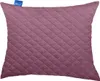 A pink quilted pillow on a white background. Produktbild-Vorschau