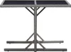 vidaXL Gartentisch Anthrazit 110x53x72 cm Glas und Poly Produktbild-Vorschau 1