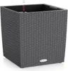LECHUZA Pot de plantes CUBE Cottage 40 Granit | Pot de Voir les images du produit 5