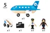 BRIO aereo blu 33306 - legno - scala esterna magnetica - Anteprima dell’immagine prodotto 10
