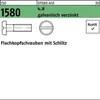 Reyher  Flachkopfschrauben ISO 1580 4.8 M 6 x 40 galv. vz Produktbild-Vorschau 1
