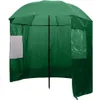 Schlichtes Angelschirm Grün 240x210 cm - Sonnenschirme Produktbild-Vorschau 1