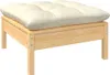 vidaXL 10-tlg. Garten-Lounge-Set mit Creme Kissen Produktbild-Vorschau 13