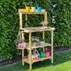 UNUS Pflanztisch Gartentisch Blumentisch Garten Pflanzregal Produktbild-Vorschau 2