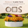 Floranica Beeteinfassung Rasenkante Holz 30 x 200 cm Weiß Produktbild-Vorschau 4