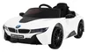 Bmw I8 Lift Battery Car White + diaľkové ovládanie + pomalý Náhľad obrázku produktu 1