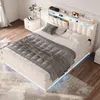 Polsterbett 140x200 cm mit USB, Doppelbett mit Produktbild-Vorschau 9