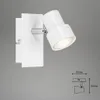 LED Wandspot Spotleuchte 1-flammig GU10 dreh- und Produktbild-Vorschau 9