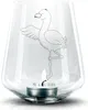 Mr. & Mrs. Panda Windlicht Glas Flamingo Yoga - Transparent Produktbild-Vorschau 1