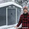 BRAST Gerätehaus Geräteschuppen Metall | 235x131x192 | Produktbild-Vorschau 2