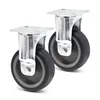 Wiltec Bockrollen Set 2x Transportrolle Ø75mm mit Produktbild-Vorschau 2