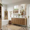 60x100 cm Badezimmer Spiegel Wandspiegel – Schminktisch Produktbild-Vorschau 5