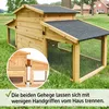 zooprinz Hasenstall Kaninchenstall Dorf Alm | mit Produktbild-Vorschau 3