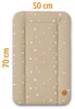 Wickelauflage wasserdicht 70 x 50 cm abwischbar Baby Beige Produktbild-Vorschau 2
