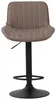 Tabouret de bar CLP Lentini en tissu, pivotant et réglable Voir les images du produit 2