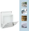 Relaxdays Briefkasten mit Zeitungsfach, HxBxT: 37 x 37 x 12 Produktbild-Vorschau 6
