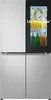 A modern LG InstaView refrigerator with a glass door showing drinks inside. Produktbild-Vorschau