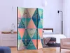3-teiliger Doppelseitiger Vlies Paravent - Oriental Produktbild-Vorschau 5