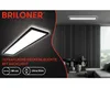 Briloner Tava LED lampada da soffitto 98 cm, piatta, Anteprima dell’immagine prodotto 7
