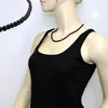 Kette 6mm Perle Kunststoff schwarz-glänzend 60cm schwarz Produktbild-Vorschau 6