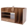4 Schichten Schreibtisch Organizer Holz mit Schubladen Produktbild-Vorschau 1