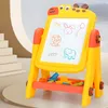 Aga4Kids Detská tabuľa na fixky 2v1 Žltá Náhľad obrázku produktu 2