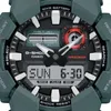 Close-up of a Casio G-Shock watch face, showing the digital display, analog hands, and various indicators. Produktbild-Vorschau