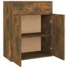 vidaXL Credenza in rovere fumé 60x30x75 cm Materiale a base Anteprima dell’immagine prodotto 12