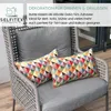 Selfitex 2er Set Bunte Couchkissen 30x50 cm, Sofakissen mit Produktbild-Vorschau 5