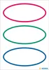 HERMA 5782 10x Schuletiketten neutral rot/grün/blau oval Produktbild-Vorschau 3