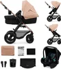 KINDERKRAFT Poussette combinée Moov 2 Air 3in1 Sand Beige Voir les images du produit 2
