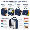 Lunchbag Kühltasche Thermotasche für Essen Getränke Schule Produktbild-Vorschau 5
